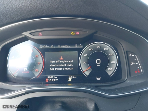 2019 Audi A7 Premium Plus with VIN WAUU2AF27KN116258, listed as a IAAI auction lot 41884777 with 56,871 mi miles. Bid and sale history available at carsss.com. Image 7.
