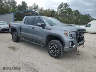 2020 GMC Sierra 1500 AT4 with VIN 3GTP9EEL9LG259297, listed as a Copart auction lot 48955795 with 50,025 mi miles and Salvage Title. Bid and sale history available at carsss.com. Image 4.