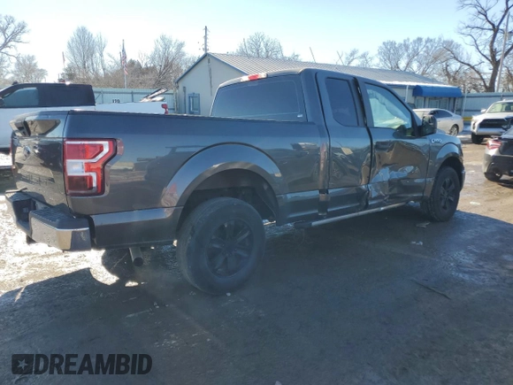 2018 Ford F-150 XL with VIN 1FTEX1CBXJFC15064, listed as a Copart auction lot 89269835 with 91,539 mi miles and Salvage Title. Bid and sale history available at carsss.com. Image 3.