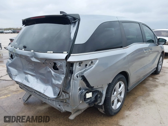 2018 Honda Odyssey EX-L with VIN 5FNRL6H73JB105024, listed as a IAAI auction lot 41663862 with 76,172 mi miles. Bid and sale history available at carsss.com. Image 18.