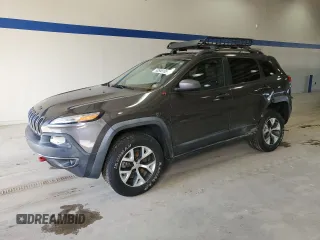 2014 Jeep Cherokee Trailhawk with VIN 1C4PJMBS6EW188531, listed as a Copart auction lot 50548105 with 108,081 mi miles and Salvage Title. Bid and sale history available at carsss.com. Image 1.