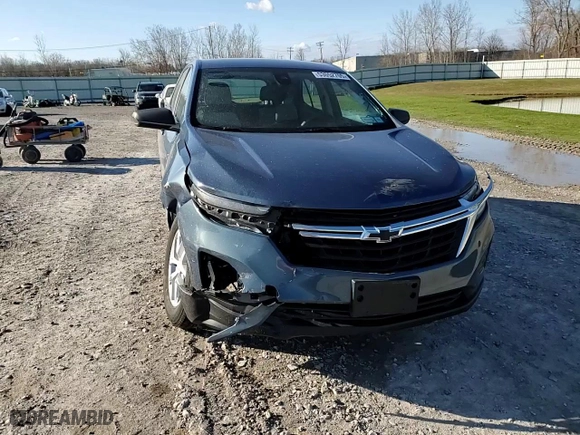 2024 Chevrolet Equinox LS with VIN 3GNAXSEG9RL159804, listed as a Copart auction lot 53052705 with 7,956 mi miles and Salvage Title. Bid and sale history available at carsss.com. Image 11.