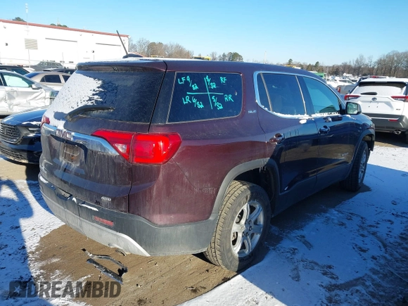 2018 GMC Acadia SLE with VIN 1GKKNKLA8JZ163183, listed as a IAAI auction lot 41380411 with 132,213 mi miles. Bid and sale history available at carsss.com. Image 4.