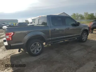 2019 Ford F-150 XL with VIN 1FTEW1EP7KFB35766, listed as a Copart auction lot 58234955 with 76,489 mi miles and Salvage title. Bid and sale history available at DreamBid. Image 3.