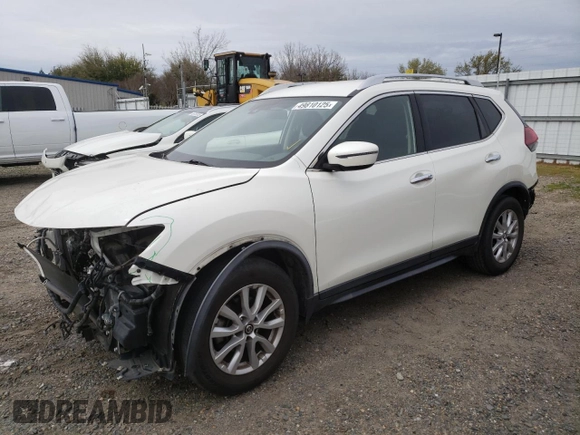2019 Nissan Rogue SV with VIN JN8AT2MT4KW250860, listed as a Copart auction lot 49810125 with 38,720 mi miles and Salvage Title. Bid and sale history available at DreamBid. Image 1.