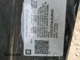 2020 Chevrolet Camaro 1SS with VIN 1G1FE1R74L0139580, listed as a Copart auction lot 41378105 with 45,515 mi miles and Salvage Title. Bid and sale history available at DreamBid. Image 13.