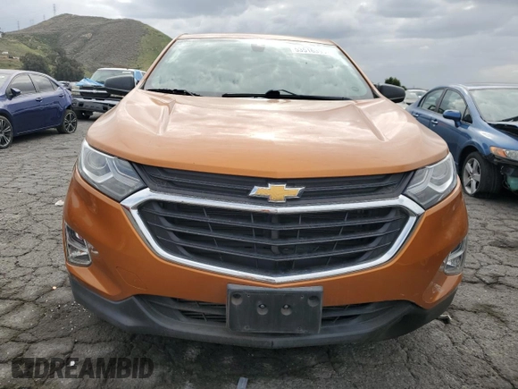 2018 Chevrolet Equinox LS with VIN 2GNAXHEV2J6118716, listed as a Copart auction lot 53516395 with 60,050 mi miles and Salvage Title. Bid and sale history available at DreamBid. Image 5.