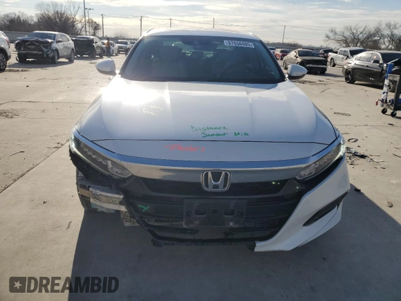 2020 Honda Accord EX-L with VIN 1HGCV2F56LA009928, listed as a Copart auction lot 87656485 with 114,994 mi miles and Salvage title. Bid and sale history available at DreamBid. Image 5.