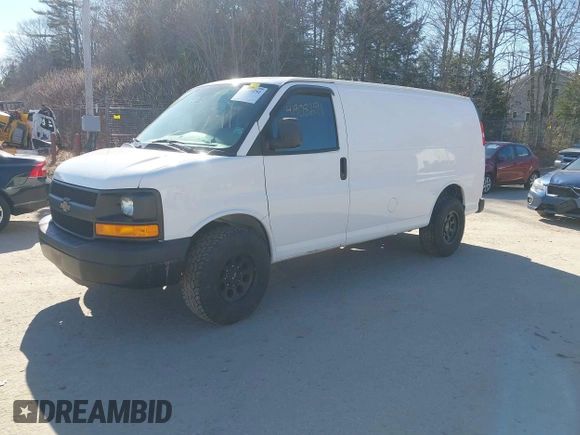 2016 Chevrolet Express Cargo with VIN 1GCWGAFF7G1280009, listed as a IAAI auction lot 41908291 with 148,798 mi miles and . Bid and sale history available at DreamBid. Image 2.