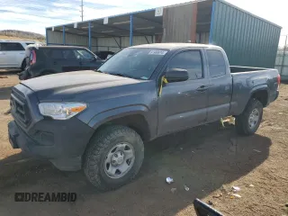 2021 Toyota Tacoma SR with VIN 3TYSX5EN1MT007634, listed as a Copart auction lot 81988814 with 104,002 mi miles and Salvage title. Bid and sale history available at DreamBid. Image 1.