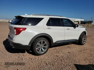 2020 Ford Explorer Platinum z VIN 1FM5K8HC0LGB54177, wystawiony jako Copart lot #62171445 z przebiegiem 37 567 mil mil oraz Szkoda całkowita • Salvage title. Historia ofert i sprzedaży dostępna na DreamBid. Obrazek 3.