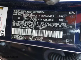 2017 Lexus GX with VIN JTJBM7FXXH5172011, listed as a Copart auction lot 52102265 with 68,056 mi miles and Salvage Title. Bid and sale history available at carsss.com. Image 14.