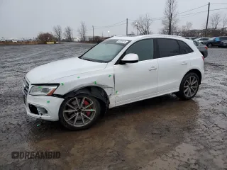 2016 Audi SQ5 Premium Plus with VIN WA1CCAFP1GA041122, listed as a Copart auction lot 82203424 with 153,404 mi miles and Salvage Title. Bid and sale history available at carsss.com. Image 1.