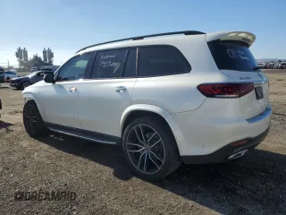 2022 Mercedes-Benz GLS 450 with VIN 4JGFF5KE1NA698159, listed as a Copart auction lot 42508364 with 23,585 mi miles and . Bid and sale history available at DreamBid. Image 2.