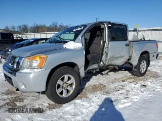 2010 Nissan Titan LE with VIN 1N6AA0EC1AN302984, listed as a Copart auction lot 89266195 with 80,743 mi miles and Salvage Title. Bid and sale history available at carsss.com. Image 1.