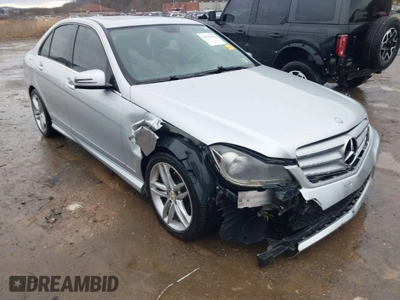 2012 Mercedes-Benz C-Class C 300 Sport with VIN WDDGF8BB0CA699290, listed as a IAAI auction lot 41513208 with 168,352 mi miles. Bid and sale history available at carsss.com. Image 1.