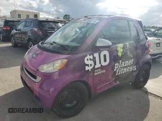 2008 Smart fortwo Passion with VIN WMEEK31X78K160858, listed as a Copart auction lot 46035135 with Not Provided miles and Salvage Title. Bid and sale history available at DreamBid. Image 1.