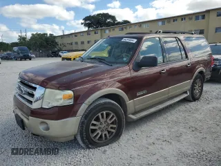 2008 Ford Expedition EL Eddie Bauer with VIN 1FMFK175X8LA08981, listed as a Copart auction lot 84244004 with 88,673 mi miles and Salvage Title. Bid and sale history available at carsss.com. Image 1.