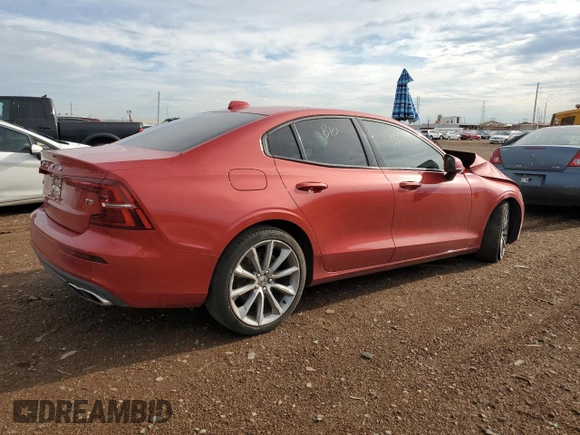 2021 Volvo S60 Momentum with VIN 7JR102FKXMG095822, listed as a Copart auction lot 66138963 with 0 mi miles. Bid and sale history available at carsss.com. Image 3.
