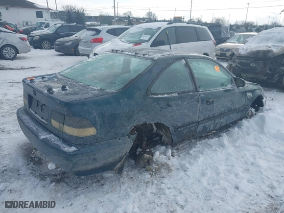 1997 Honda Civic DX with VIN 1HGEJ6223VL099800, listed as a IAAI auction lot 41315675 with 181,661 mi miles. Bid and sale history available at carsss.com. Image 4.