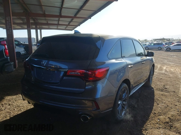 2019 Acura MDX Technology with VIN 5J8YD4H03KL021608, listed as a IAAI auction lot 41598442 with 31,017 mi miles and . Bid and sale history available at DreamBid. Image 4.