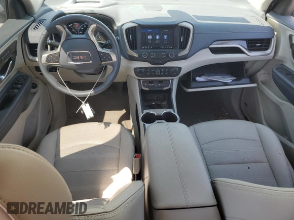 2022 GMC Terrain Denali with VIN 3GKALXEV2NL226743, listed as a Copart auction lot 50572075 with 19,390 mi miles and Salvage title. Bid and sale history available at DreamBid. Image 8.