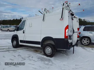 2023 Ram ProMaster Cargo with VIN 3C6LRVNG1PE548538, listed as a IAAI auction lot 41082571 with 21,357 mi miles and . Bid and sale history available at DreamBid. Image 3.