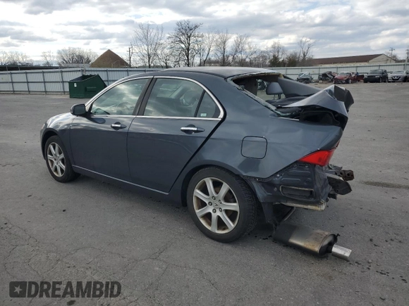 2004 Acura TSX with VIN JH4CL96854C014565, listed as a Copart auction lot 50443835 with 0 mi miles and Salvage Title. Bid and sale history available at carsss.com. Image 2.