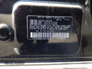 2021 Subaru WRX Limited with VIN JF1VA1H61M9801772, listed as a IAAI auction lot 40485478 with 30,271 mi miles. Bid and sale history available at carsss.com. Image 9.