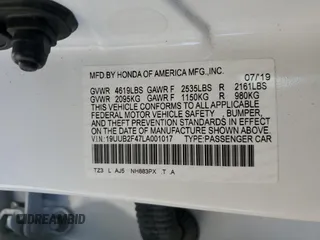 2020 Acura TLX w/Technology Pkg with VIN 19UUB2F47LA001017, listed as a Copart auction lot 87956885 with 39,030 mi miles and Salvage Title. Bid and sale history available at carsss.com. Image 13.