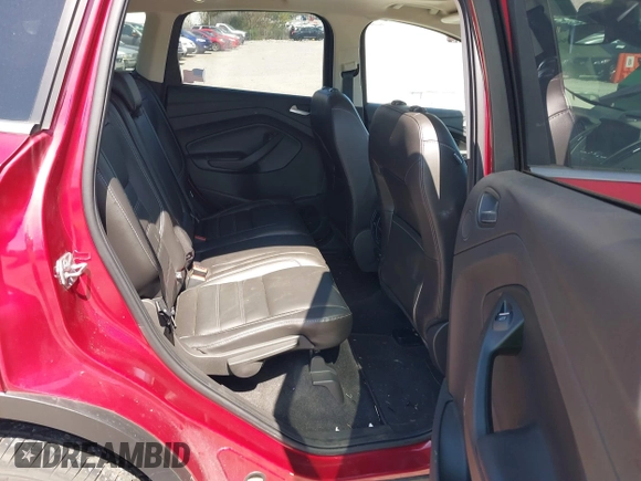 2017 Ford Escape Titanium with VIN 1FMCU0J93HUB20552, listed as a IAAI auction lot 41994433 with 55,772 mi miles. Bid and sale history available at carsss.com. Image 8.