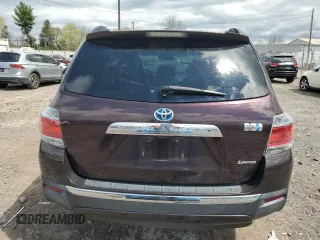 2012 Toyota Highlander Hybrid Limited with VIN JTEDC3EH3C2009823, listed as a Copart auction lot 52868815 with 161,946 mi miles and Salvage Title. Bid and sale history available at carsss.com. Image 6.