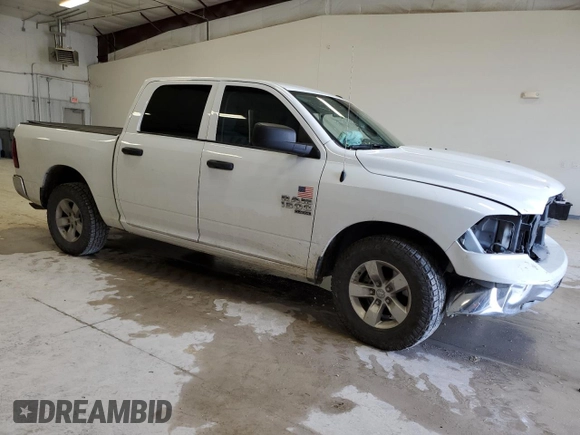 2022 Ram 1500 Tradesman with VIN 3C6RR6KG6NG210865, listed as a Copart auction lot 84045534 with 58,805 mi miles and Salvage title. Bid and sale history available at DreamBid. Image 4.