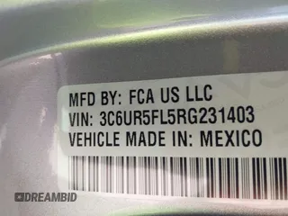 2024 Ram 2500 Laramie with VIN 3C6UR5FL5RG231403, listed as a IAAI auction lot 41995872 with 10,931 mi miles and . Bid and sale history available at DreamBid. Image 9.