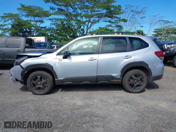 2023 Subaru Forester Wilderness with VIN JF2SKALC0PH447018, listed as a IAAI auction lot 42011074 with 21,553 mi miles and . Bid and sale history available at DreamBid. Image 14.