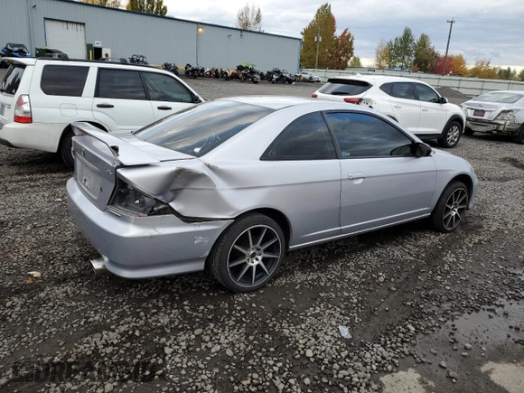 2005 Honda Civic LX with VIN 1HGEM215X5L062688, listed as a Copart auction lot 78461154 with 162,124 mi miles and Salvage Title. Bid and sale history available at DreamBid. Image 3.