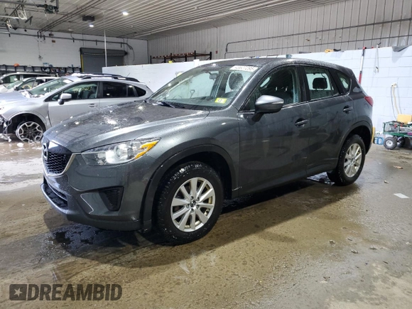 2015 Mazda CX-5 Sport with VIN JM3KE4BY0F0513835, listed as a Copart auction lot 43627295 with 131,258 mi miles and Salvage Title. Bid and sale history available at carsss.com. Image 1.