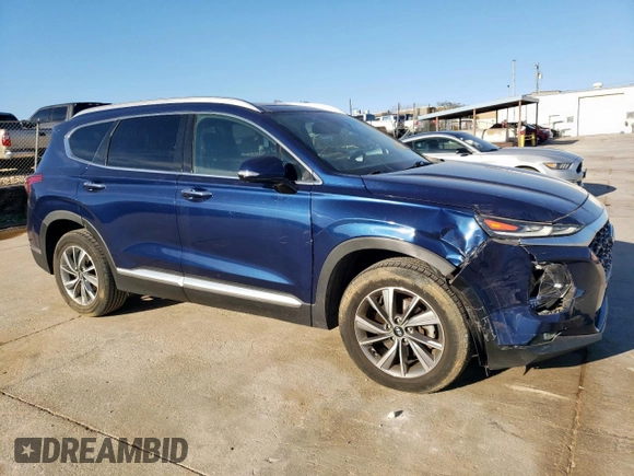 2019 Hyundai Santa Fe Ultimate with VIN 5NMS5CAD8KH092961, listed as a Copart auction lot 49379365 with 60,726 mi miles and Salvage Title. Bid and sale history available at carsss.com. Image 4.