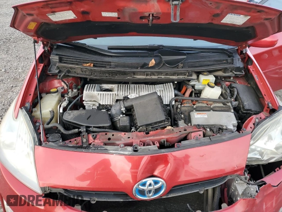 2011 Toyota Prius I with VIN JTDKN3DU7B0288286, listed as a Copart auction lot 84016694 with 210,458 mi miles and Salvage Title. Bid and sale history available at DreamBid. Image 11.