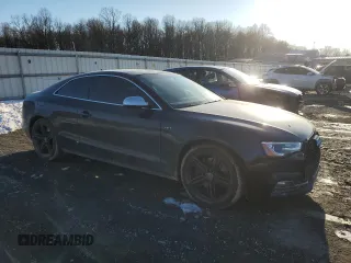 2014 Audi S5 Premium Plus with VIN WAUCGAFR8EA069098, listed as a Copart auction lot 42747945 with 90,719 mi miles and Salvage Title. Bid and sale history available at carsss.com. Image 4.