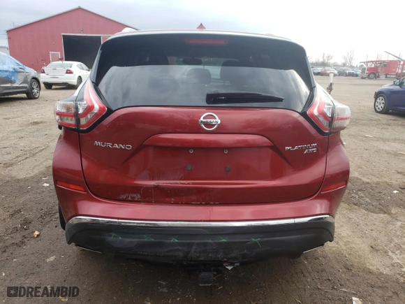 2015 Nissan Murano S with VIN 5N1AZ2MH2FN245928, listed as a Copart auction lot 49949455 with 213,150 mi miles and Clean Title. Bid and sale history available at carsss.com. Image 6.