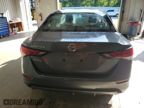 2021 Nissan Sentra S with VIN 3N1AB8BV5MY304641, listed as a Copart auction lot 52091315 with 37,319 mi miles and Salvage Title. Bid and sale history available at DreamBid. Image 6.