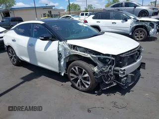 2017 Nissan Maxima S with VIN 1N4AA6AP8HC376994, listed as a IAAI auction lot 42246508 with 80,770 mi miles and . Bid and sale history available at DreamBid. Image 1.