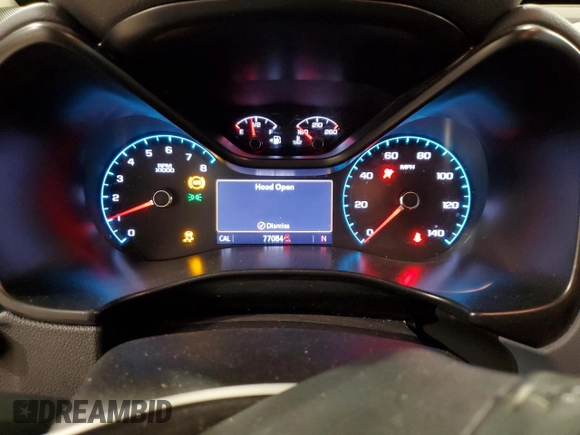 2021 Chevrolet Colorado 4WD Z71 with VIN 1GCGTDEN4M1214359, listed as a Copart auction lot 47929185 with 77,084 mi miles and Salvage title. Bid and sale history available at DreamBid. Image 9.