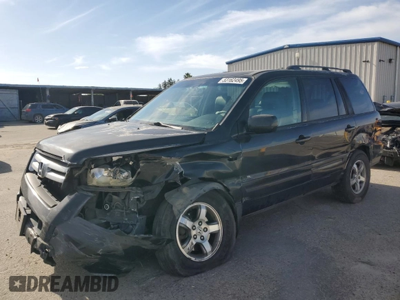 2006 Honda Pilot EX-L with VIN 5FNYF285X6B050069, listed as a Copart auction lot 53162495 with 274,271 mi miles and Salvage Title. Bid and sale history available at DreamBid. Image 1.