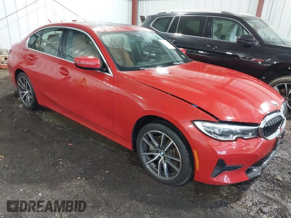 2021 BMW 3 Series 330i xDrive with VIN 3MW5R7J01M8C03295, listed as a IAAI auction lot 41976977 with 23,745 mi miles. Bid and sale history available at carsss.com. Image 1.