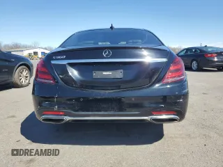 2019 Mercedes-Benz S-Class S 560 with VIN WDDUG8DB2KA454986, listed as a Copart auction lot 49821485 with 0 mi miles and Salvage Title. Bid and sale history available at carsss.com. Image 6.