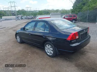 2001 Honda Civic EX with VIN 1HGES26711L062072, listed as a IAAI auction lot 42187917 with 178,846 mi miles. Bid and sale history available at carsss.com. Image 3.
