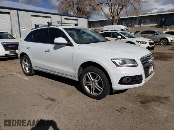 2015 Audi Q5 Premium Plus with VIN WA1LFAFP5FA053621, listed as a Copart auction lot 45708805 with 81,099 mi miles and Salvage Title. Bid and sale history available at carsss.com. Image 4.