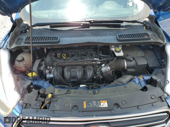 2017 Ford Escape S with VIN 1FMCU0F79HUE27926, listed as a Copart auction lot 56143655 with 55,382 mi miles and Salvage title. Bid and sale history available at DreamBid. Image 12.